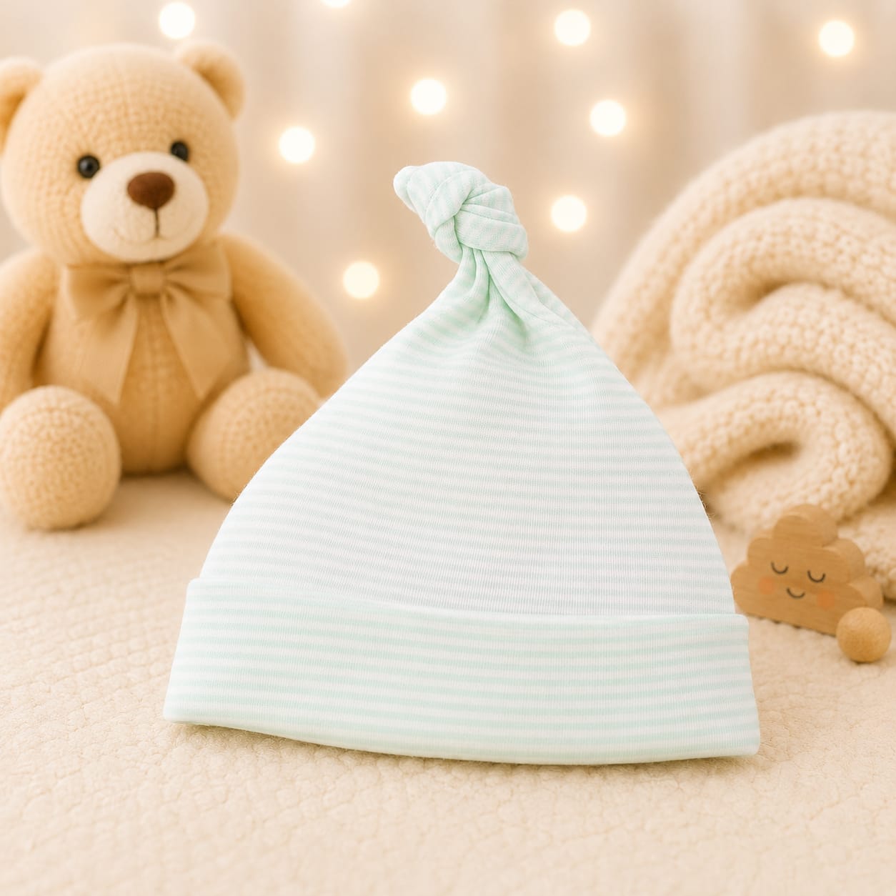 Carter's Knot Cotton Cap 3-6M