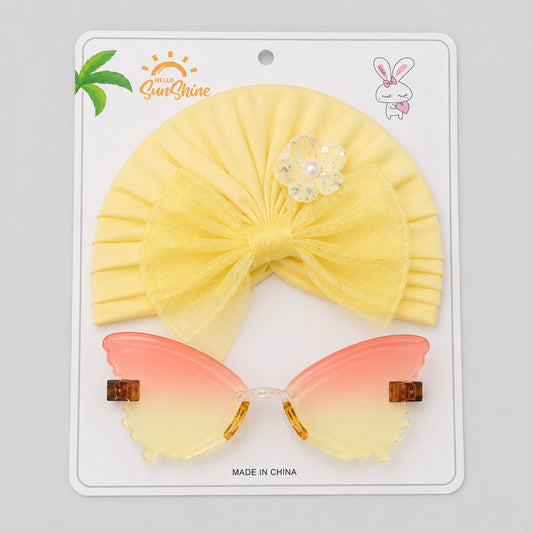 Adorable Cap & Glasses 0-12months