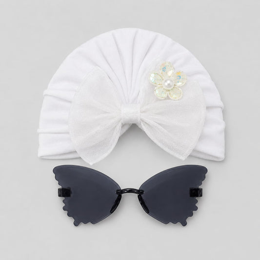 Adorable Cap & Glasses 0-12months