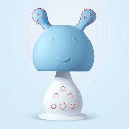Bunny Silicone Rattle Teether for Babies | BPA-Free Teething Toy