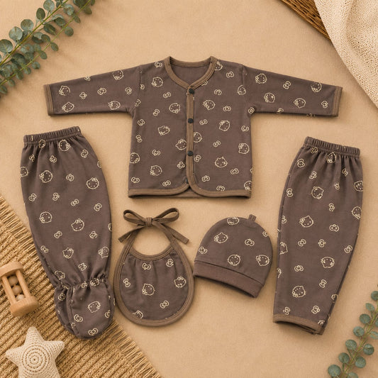 Premium Starter Set 5pc Cotton 0-3