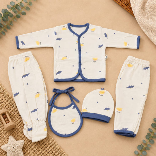 Premium Starter Set 5pc Cotton 0-3