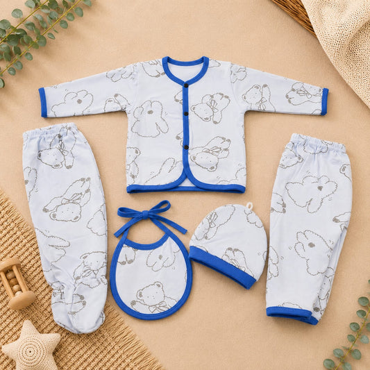 Premium Starter Set 5pc Cotton 0-3