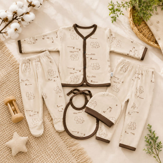 Premium Starter Set 5pc Cotton 0-3