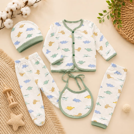 Premium Starter Set 5pc Cotton 0-3
