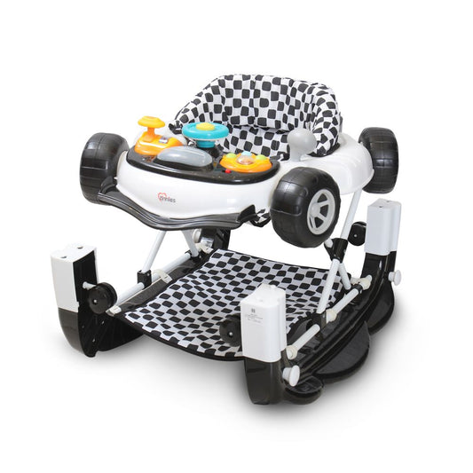 Tinnies Baby Walker + Rocker Black