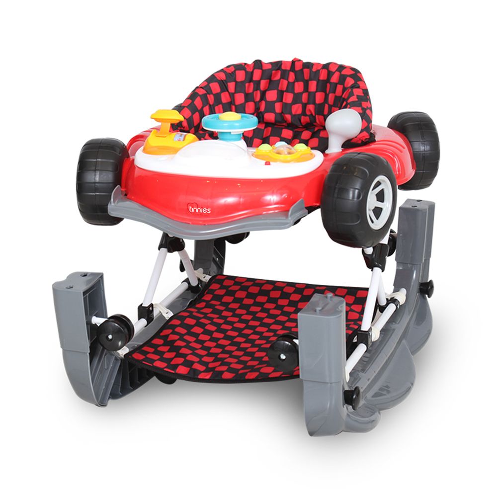 Tinnies Baby Walker + Rocker Red