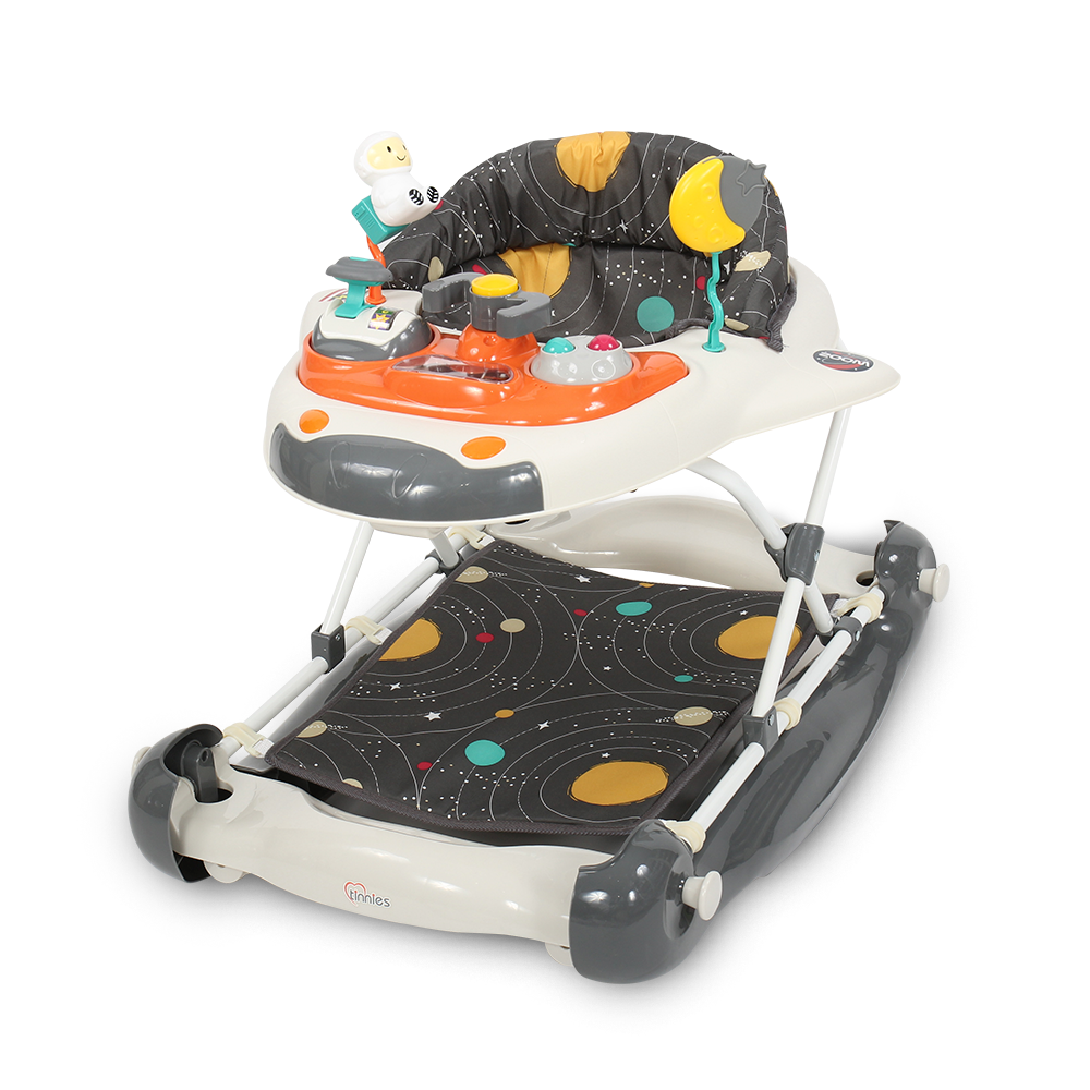 Tinnies Baby Walker + Rocker Grey