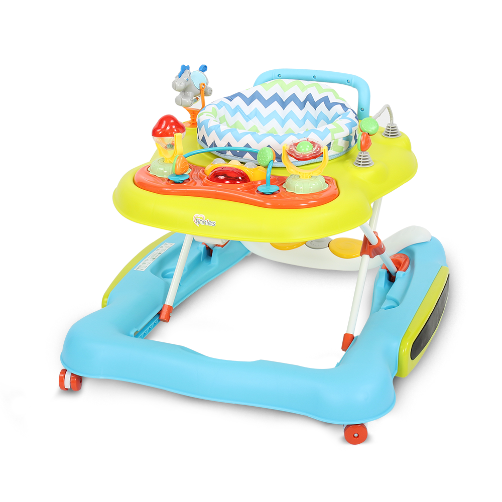 Tinnies Baby Walker + Rocker 4 IN 1 Blue