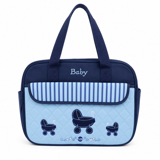 Mother & Baby Cart Diaper Bag Blue Large