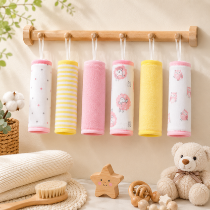 Carter's Washcloths Pink PK6
