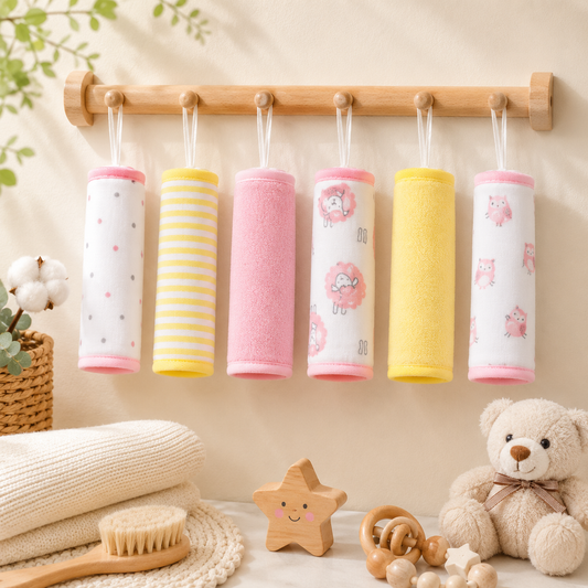 Carter's Washcloths Pink PK6
