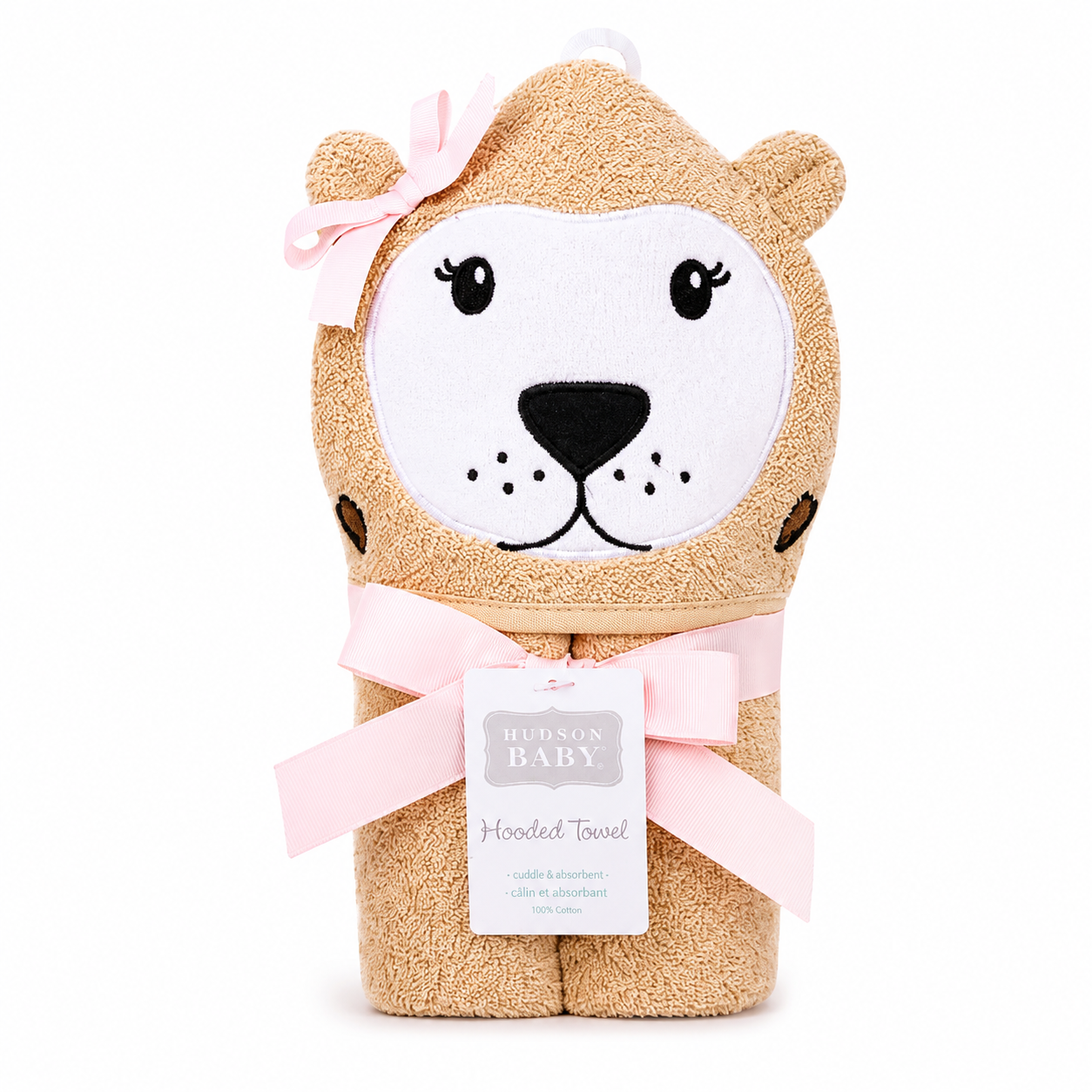 Hooded Baby Bath Towel Brown