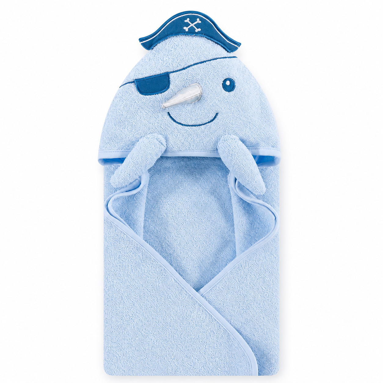 Hooded Baby Bath Towel Blue