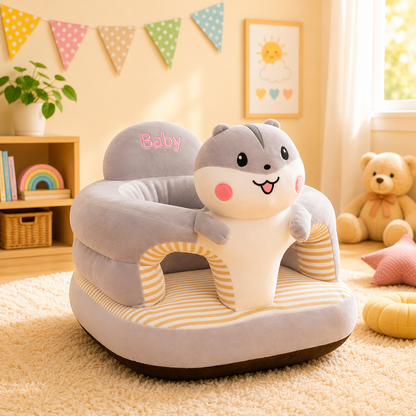Grey Hamster Baby Sofa Seater