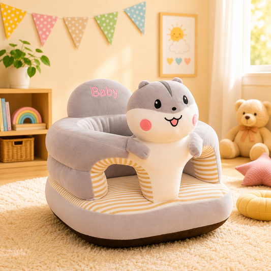 Grey Hamster Baby Sofa Seater