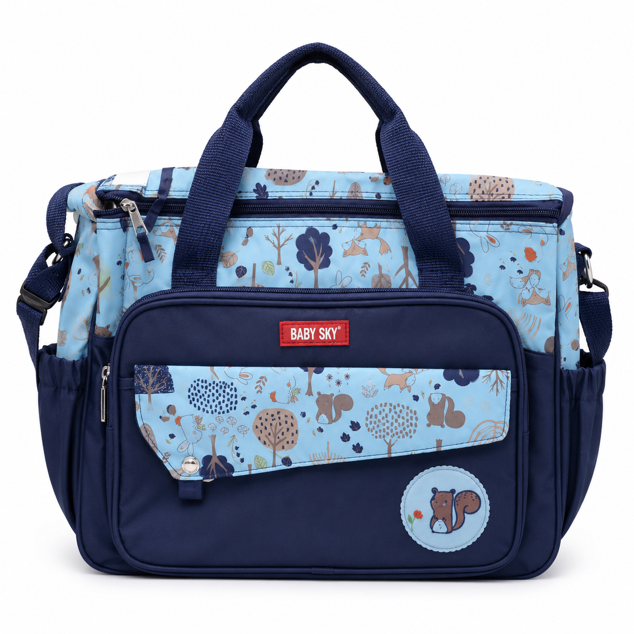 Mother & Baby Sky Diaper Bag Blue Large