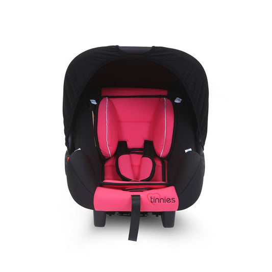 Tinnies Carry Cot & Car Seat Pink